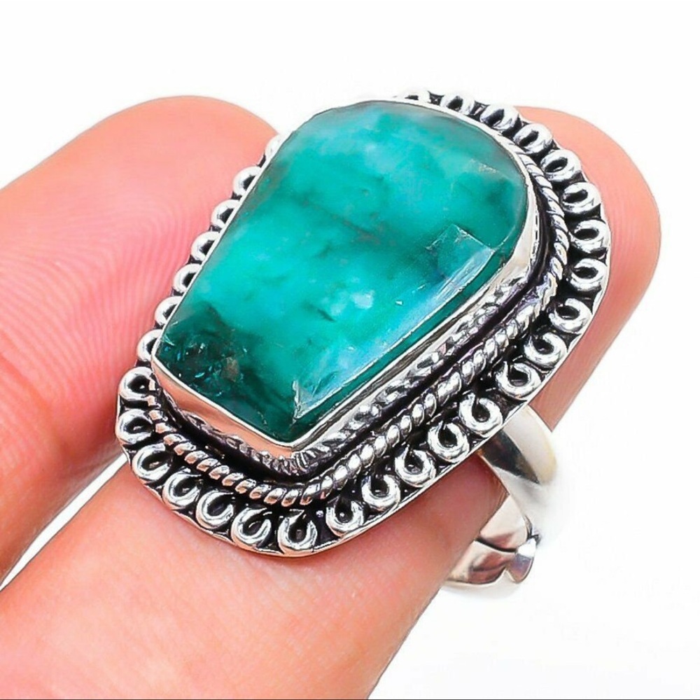 NWOT 3 piece sterling silver emerald set